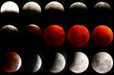 Catat, Ini Waktu dan Tempat Menyaksikan Gerhana Bulan 28 Juli 2018