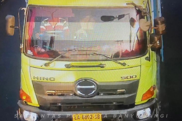 Truk yang menabrak siswa SMK di Pasuruan hingga meninggal dunia yang kabur berhasil diamankan di Banyuwangi