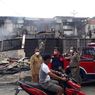 12 Ruko di Sintang Kalbar Terbakar, Satu Orang Terjebak dan Tewas