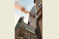 Menara Trump di New York Kebakaran, 3 Orang Terluka