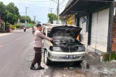 Sebuah Mobil Terbakar di Lombok Timur, Kerugian Mencapai Rp 50 Juta