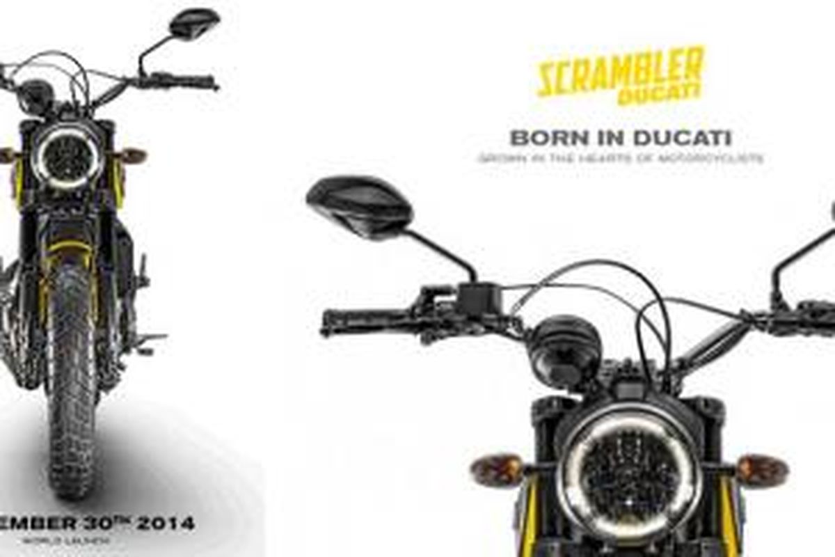 Gabungan foto-foto resmi Ducati Scrambler.