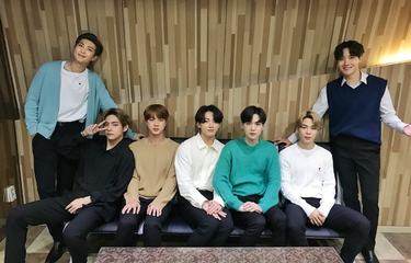 BTS saat tampil di KBS News 9
