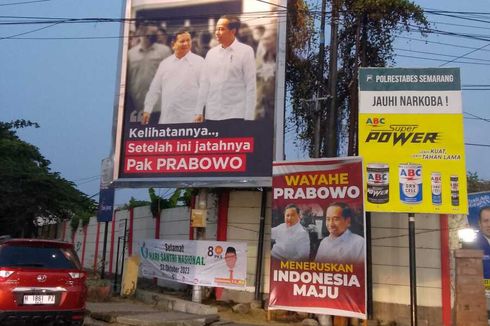 Beredar Baliho Jokowi Dukung Prabowo di Semarang, Bawaslu: Belum Ada Larangan dan Mereka Belum Dinyatakan Paslon
