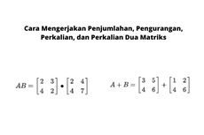 Cara Mengerjakan Penjumlahan, Pengurangan, Perkalian, dan Perkalian Dua Matriks