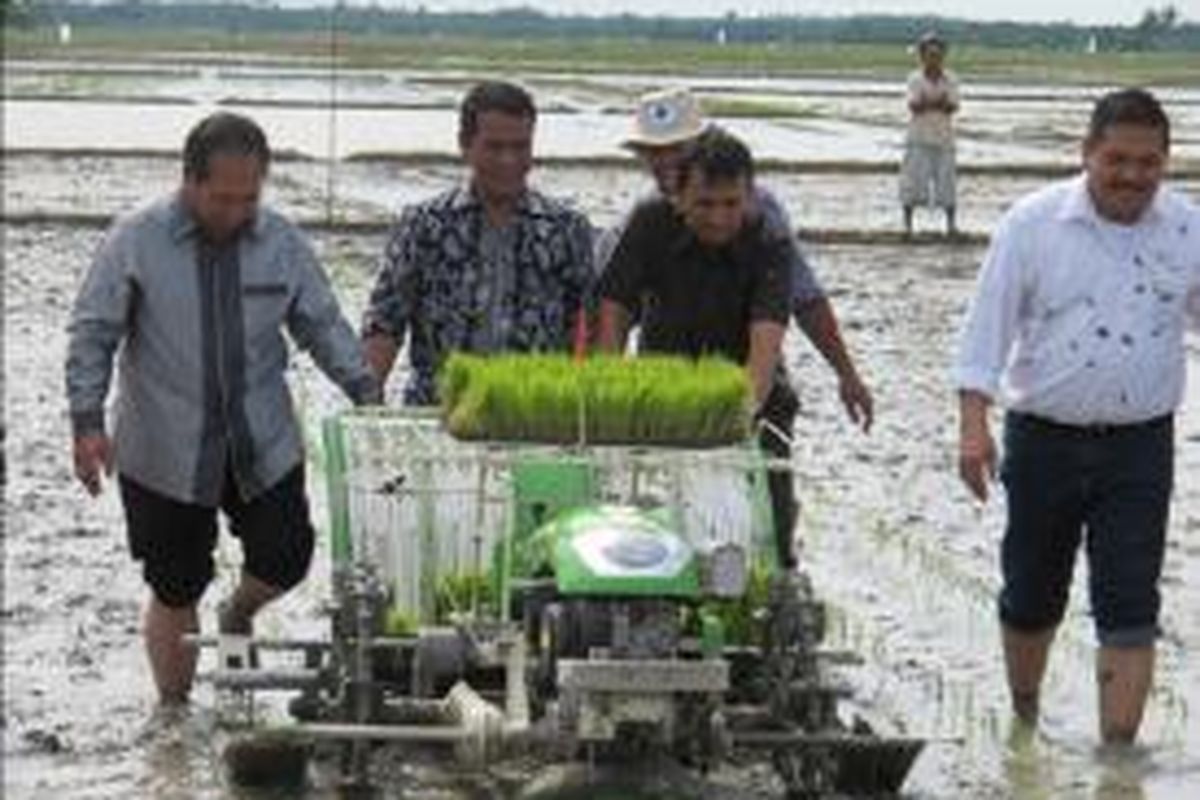 Menteri Pertanian (Mentan) Andi Amran Sulaiman menyatakan tahun ini anggaran bantuan untuk pertanian di Sumatera Utara (Sumut) sebesar Rp1,14 triliun atau naik lebih dari 1.000 persen dibandingkan tahun lalu yang tercatat hanya Rp 100 miliar.
