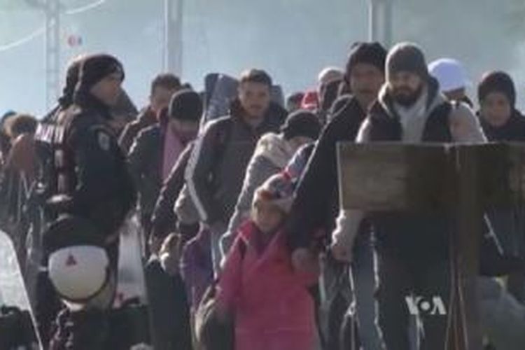 Tantangan kemanusiaan bagi pengungsi di Eropa.