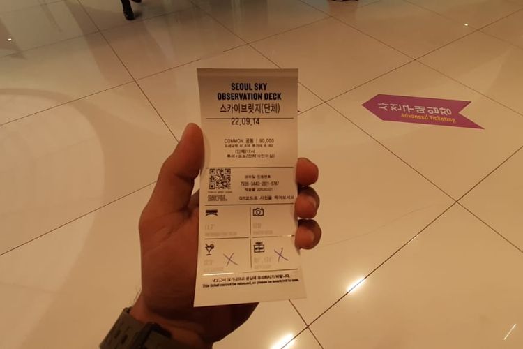 Tiket Sky Brigde Tour di Lotte World Tower 