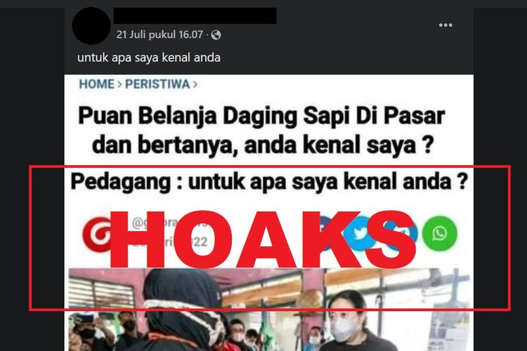 Hoaks, pemberitaan asli Gelora News disunting judulnya