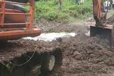 Sempat Putus Usai Diterjang Banjir, Jalan Penghubung 2 Kecamatan di Flores Timur Sudah Bisa Dilalui