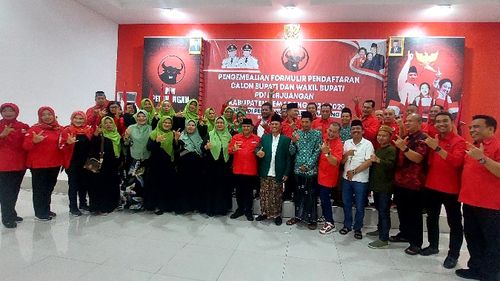 Kembalikan Formulir di PDI-P, 3 Pendaftar Penjaringan Pilkada Kabupaten Semarang Bertemu