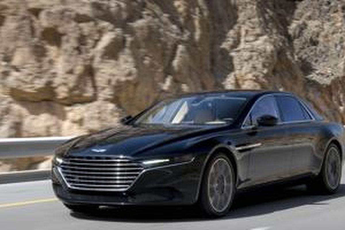 Aston Martin Lagonda sedang diuji di Oman.