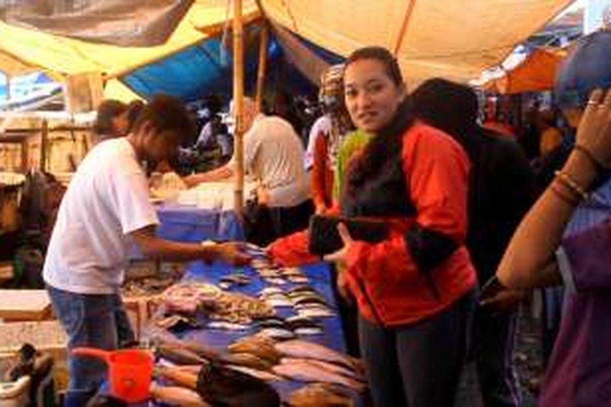 Cuaca Buruk Harga Ikan Mahak di Pasar Lakessi Parepare 