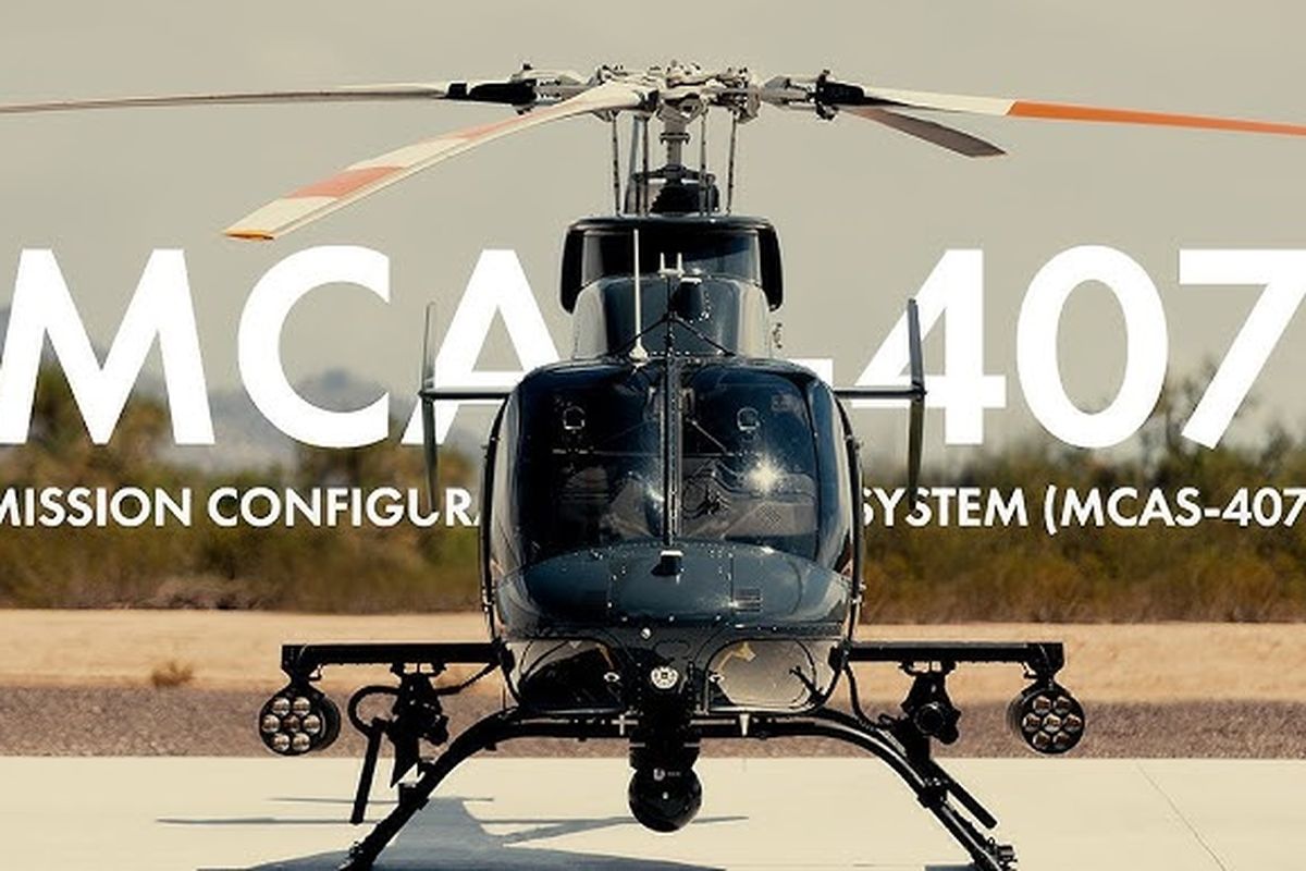 Bell 407M untuk misi khusus.