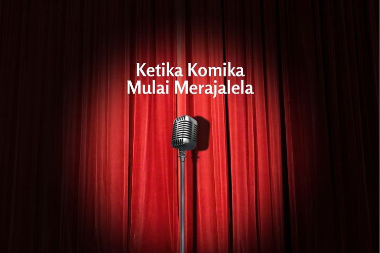 Ilustrasi stand up comedy