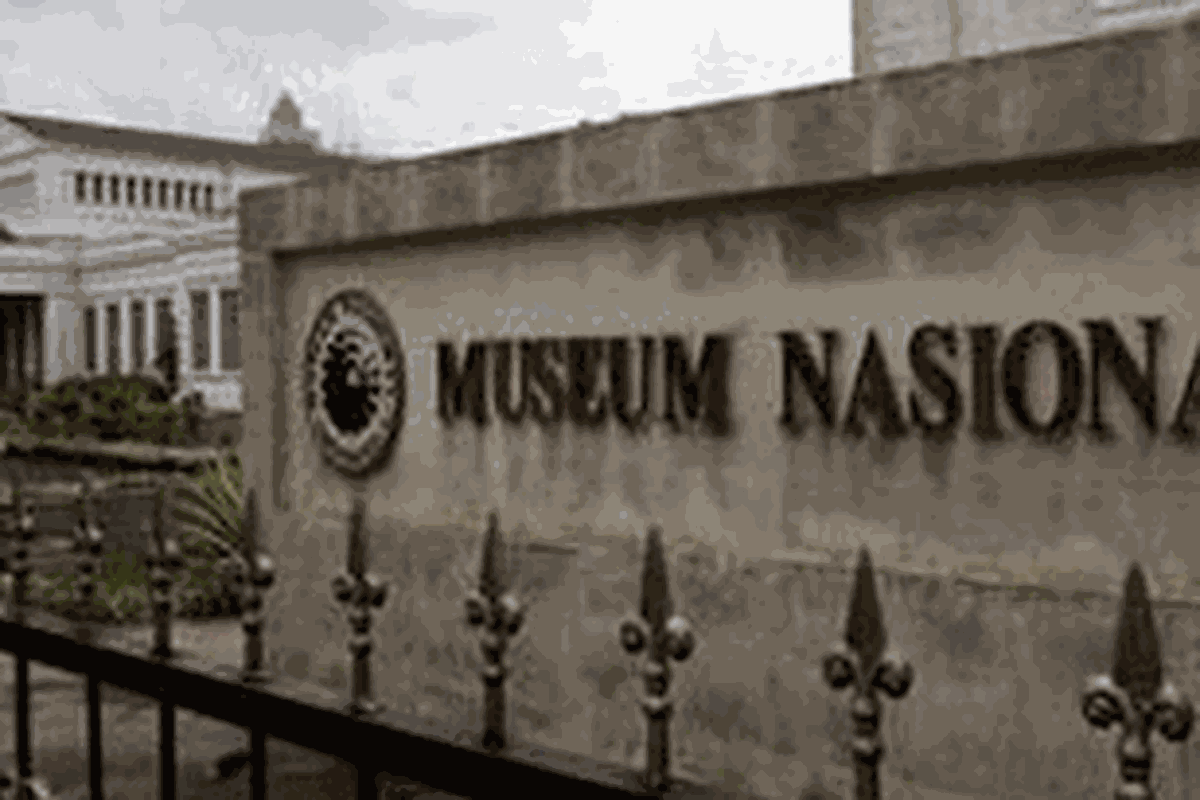 Museum Nasional atau sering disebut Museum Gajah, Jakarta Pusat, Sabtu (09/01/2010). 