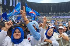 Bandung Biru, Ratusan Ribu Warga Semarakkan Kampanye Akbar Prabowo-Gibran