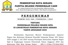 Seleksi CPNS 2024 Pemkot Serang, Cek Daftar Formasi yang Dibutuhkan