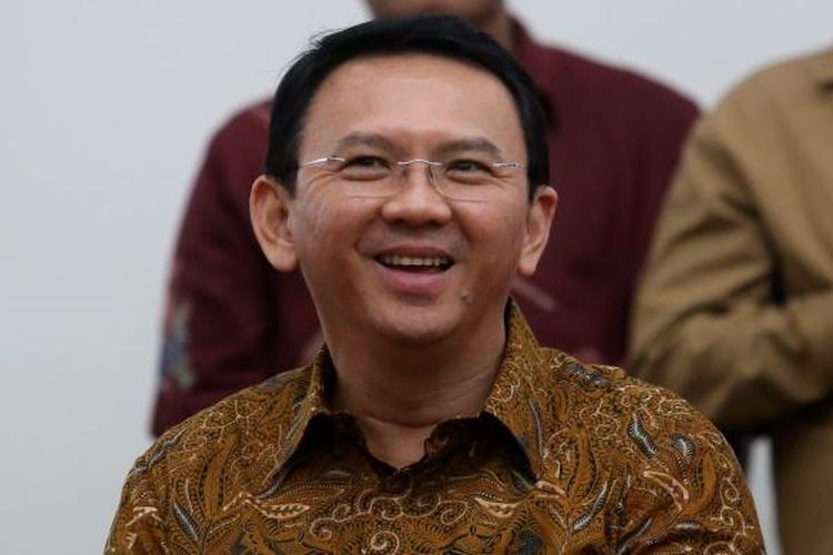 Basuki Tjahja Purnama (Ahok)  diabadikan di Kantor DPP PDI Perjuangan, Jakarta, Senin (20/9/2016). Partai PDI P mengusung Ahok dan Djarot untuk pilkada DKI 2017 mendatang.