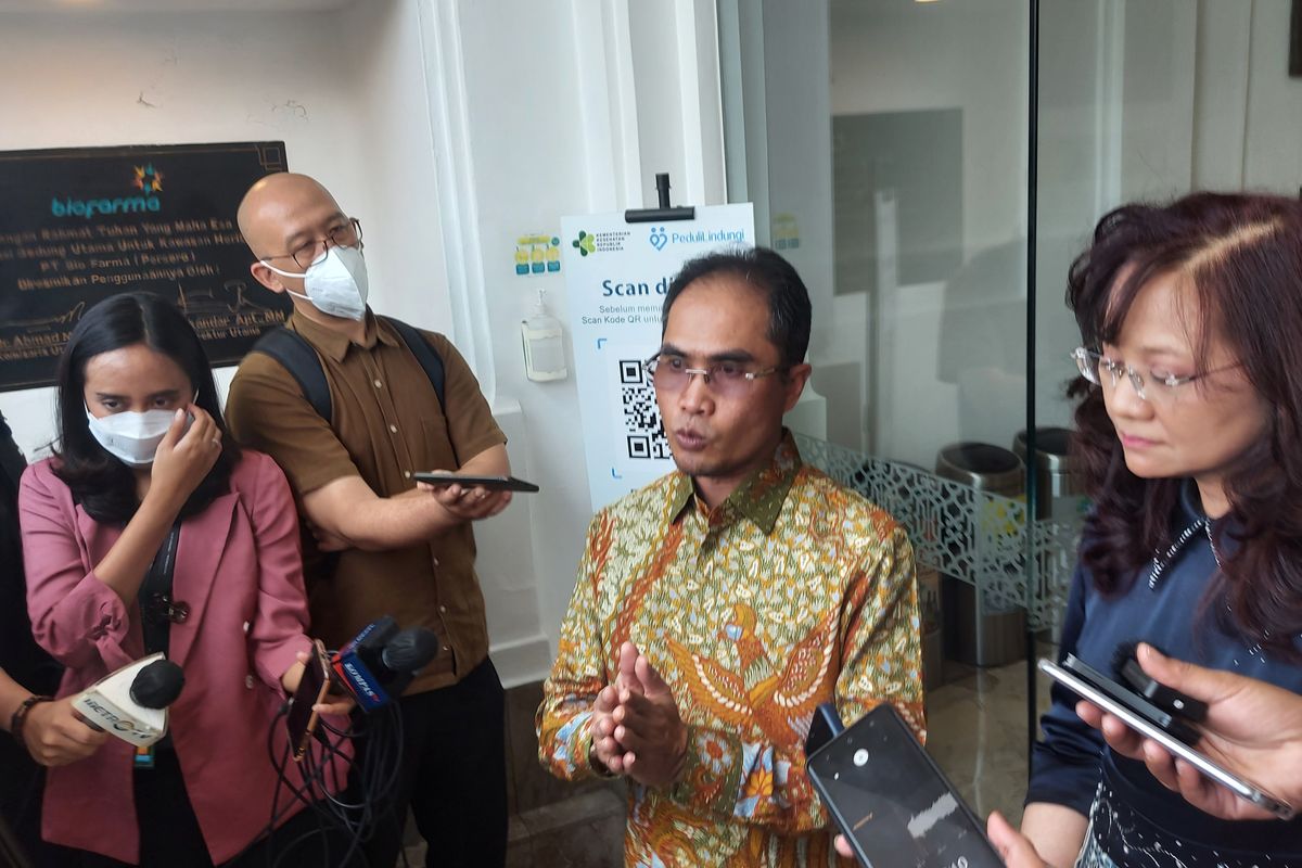 Dirut PT Bio Farma Honesti Basyir.