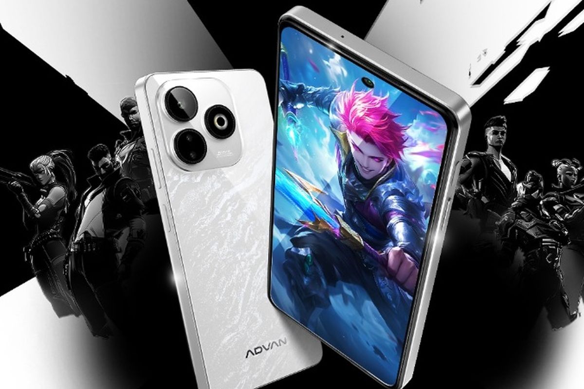 Advan X1, HP gaming murah dalam varian warna putih