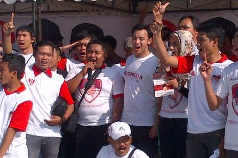 Mantan Pebalap Nasional dan Anang Hermansyah Kampanye Prabowo-Hatta di Malang