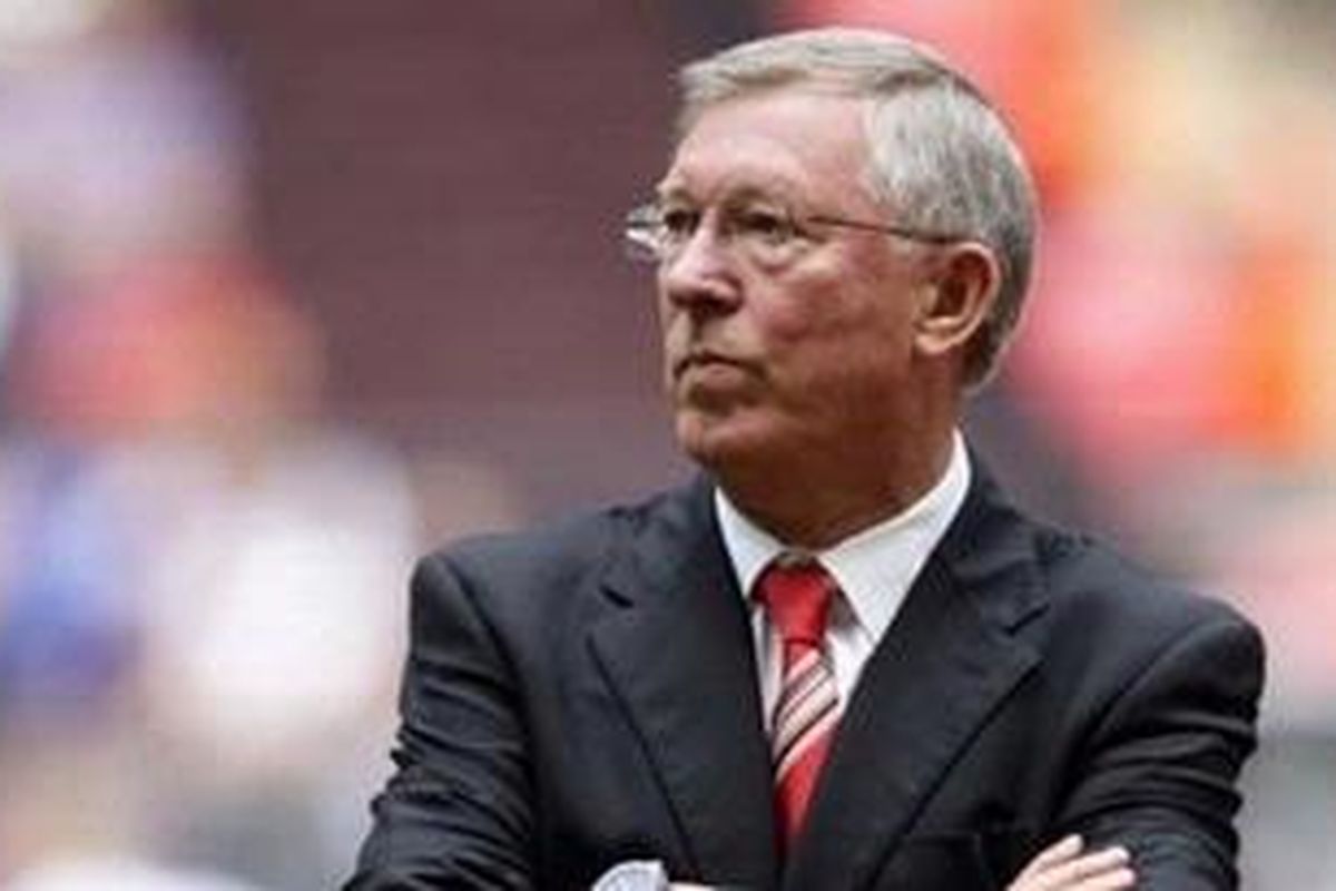 Manajer Manchester United, Alex Ferguson.
