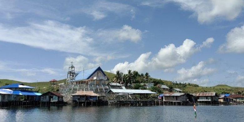 DESTINASI WISATA- Kampung Abar di Distrik Ebungfau Kabupaten Jayapura Papua. 

