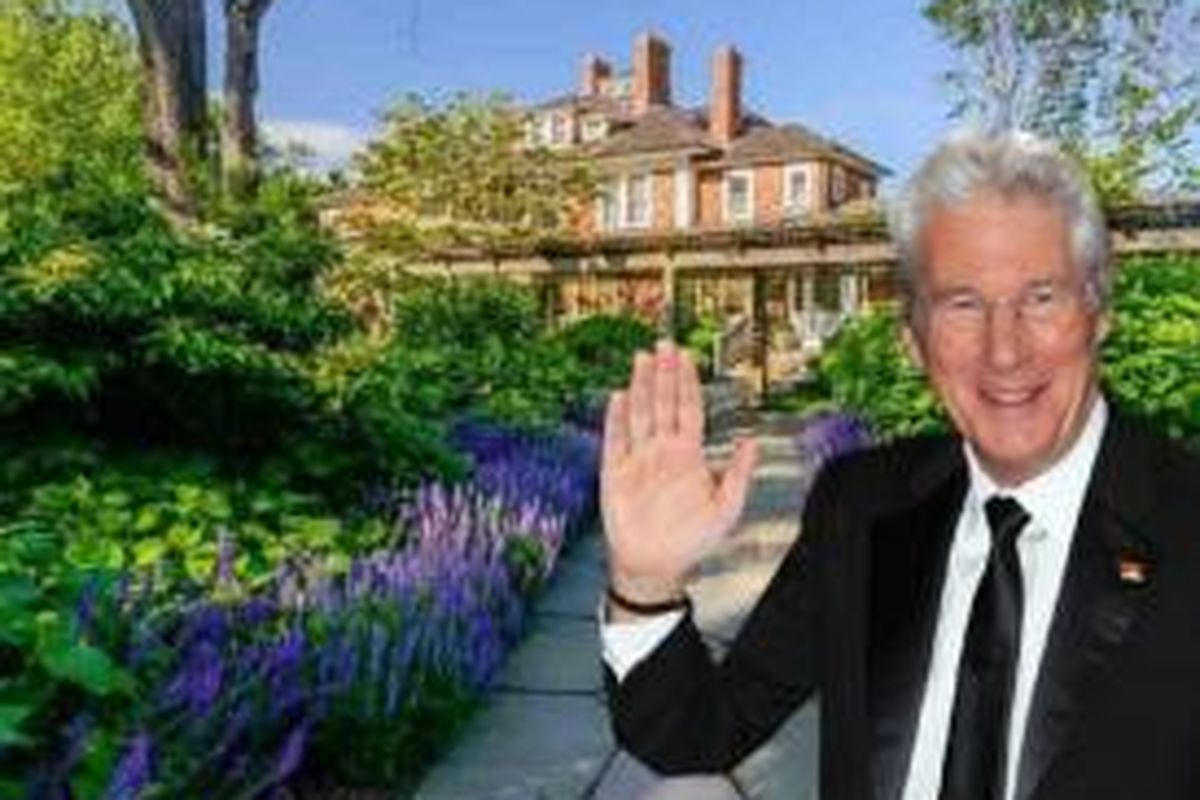 Richard Gere melego rumah mewahnya di North Haven dengan harga penawaran 65 juta dollar AS