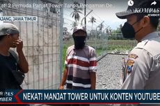 Demi Konten, 2 Pemuda Ini Panjat Tower BTS Setinggi 150 Meter, Dilaporkan ke Polisi, dan Begini Akhirnya
