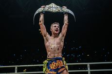 ONE Championship, Haggerty Rebut Gelar Juara dari Legenda Muay Thai
