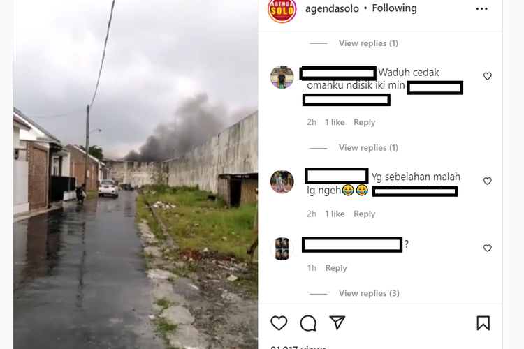 Viral kebakaran pabrik Tyfountex