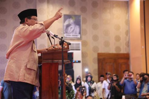 Jelang Debat Kedua, Prabowo Sampaikan Pidato Kebangsaan di Semarang