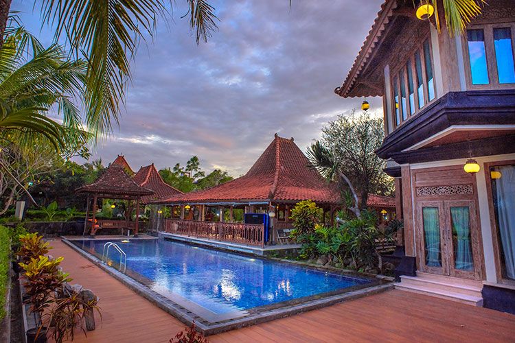 Salah satu fasilitas yang ada di Java Village Resort, Yogyakarta.