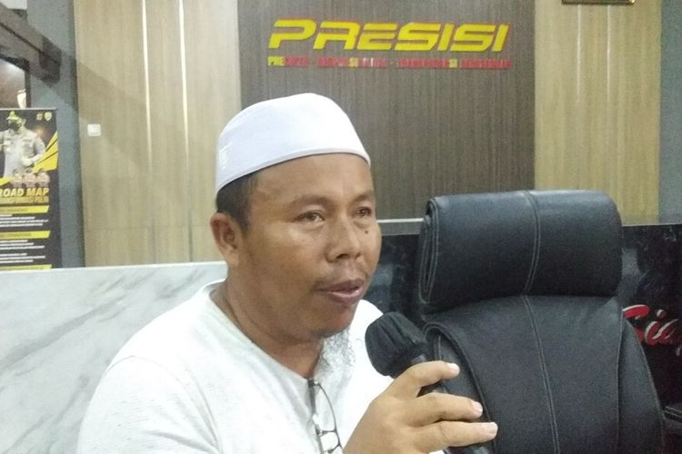 Amaq Sinta menghadiri pembacaan surat SP3 di Polda NTB