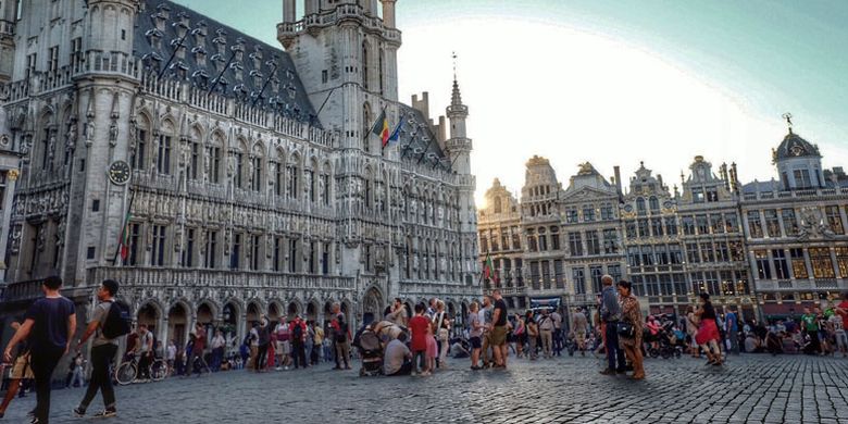 Kota Brussel di Belgia.