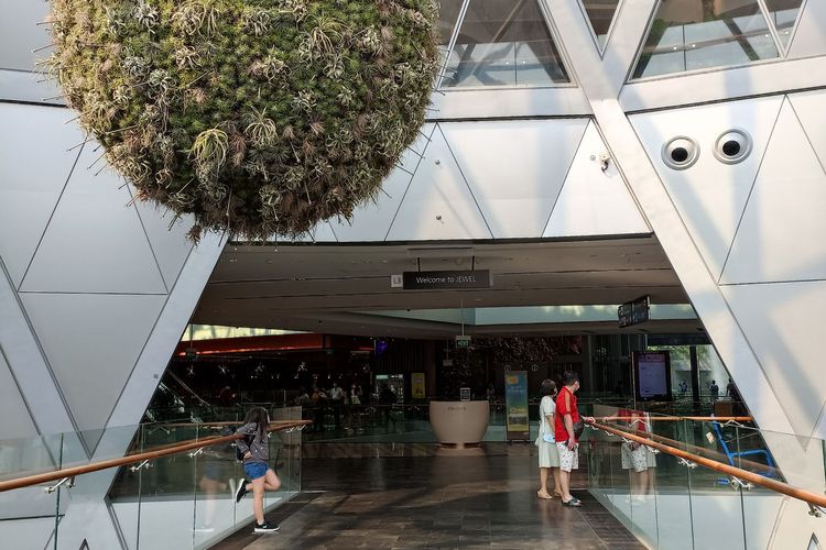 Jewel di Bandara Changi Singapura menjadi atraksi yang diminati wisatawan sejak diperkenalkan pada 2019.