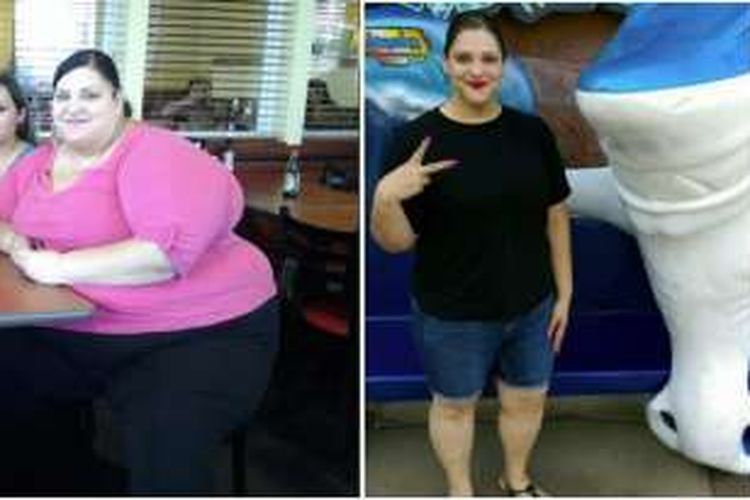 Cynthia Ortega berhasil menurunkan berat badannya hingga 105 Kg dengan rutin berlatih Zumba.