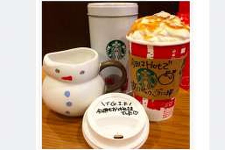 Jelang Natal, Starbucks di Jepang meluncurkan minuman 