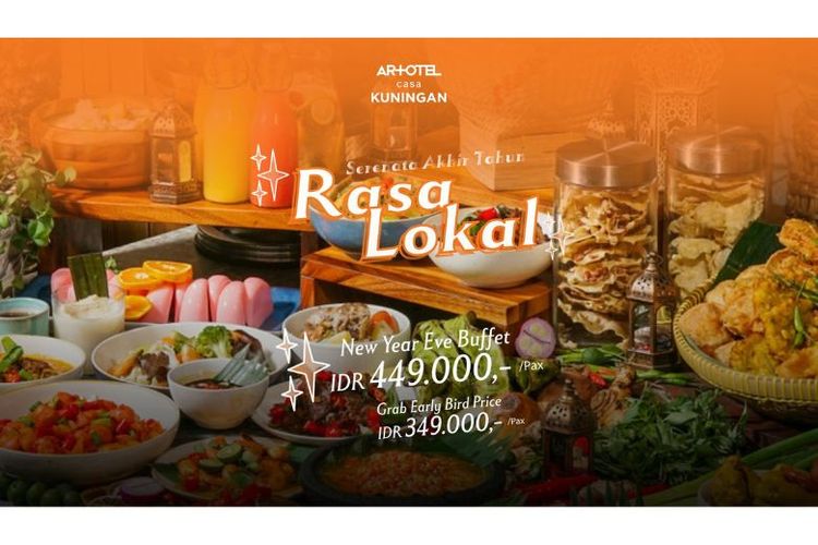 ARTOTEL Casa Kuningan menawarkan Paket Rasa Lokal, jamuan makan malam dengan sajian masakan Nusantara dan berbagai menu barbeku.