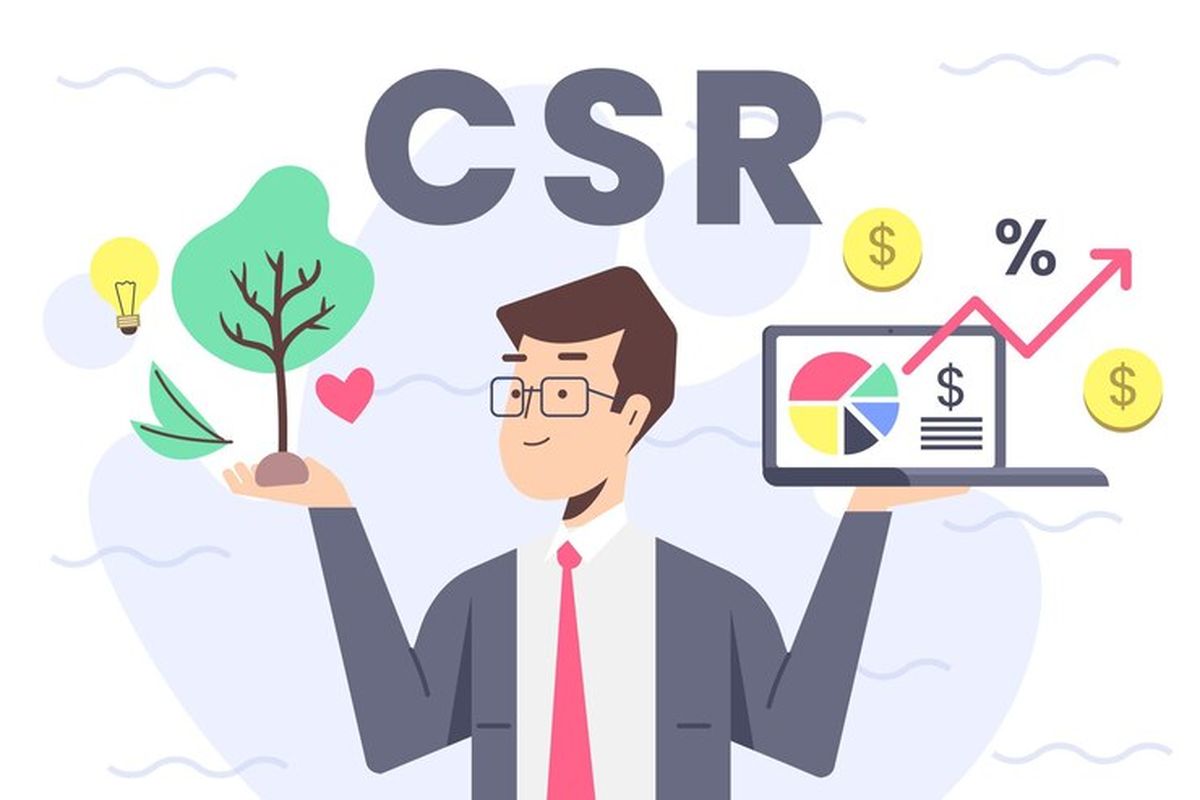 CSR adalah suatu konsep atau tindakan yang dilakukan oleh perusahaan sebagai rasa tanggung jawab perusahaan terhadap sosial maupun lingkungan sekitar dimana perusahaan itu berada. 