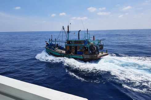 Sempat Kelabui Petugas, 1 Kapal Pencuri Ikan Asal Malaysia Ditangkap KKP