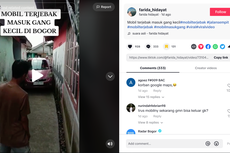 Viral Video Mobil Terjebak di Gang Kecil, Jadi Korban Google Maps