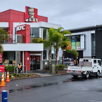 Ilustrasi gerai KFC.