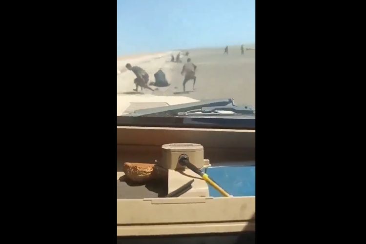 Beredar Video Pasukan Yaman Gilas Milisi Houthi dengan Kendaraan Lapis Baja