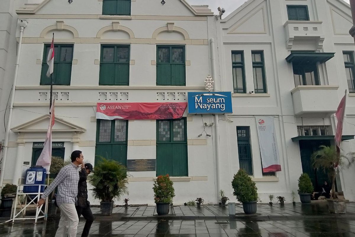 Museum Wayang di Kota Tua Jakarta, Sabtu (25/3/2023)