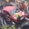 Viral, Video Polisi Kejar Pengemudi Brio di Banjarmasin, Berhenti Usai Tabrak Petugas