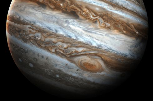 Badai Jupiter Terbesar di Tata Surya, Ilmuwan Ungkap Ukuran Badai Ini Jauh Lebih Lebar