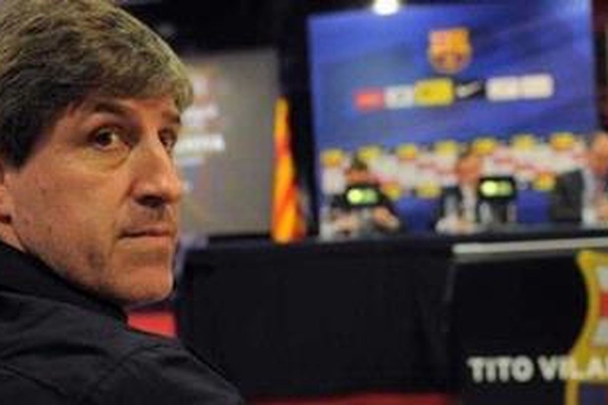 Asisten pelatih Barcelona, Jordi Roura. 