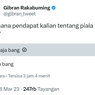 Muncul Penolakan Timnas Israel di Piala Dunia U20, Gibran Sampai Bikin Polling, Ini Hasilnya